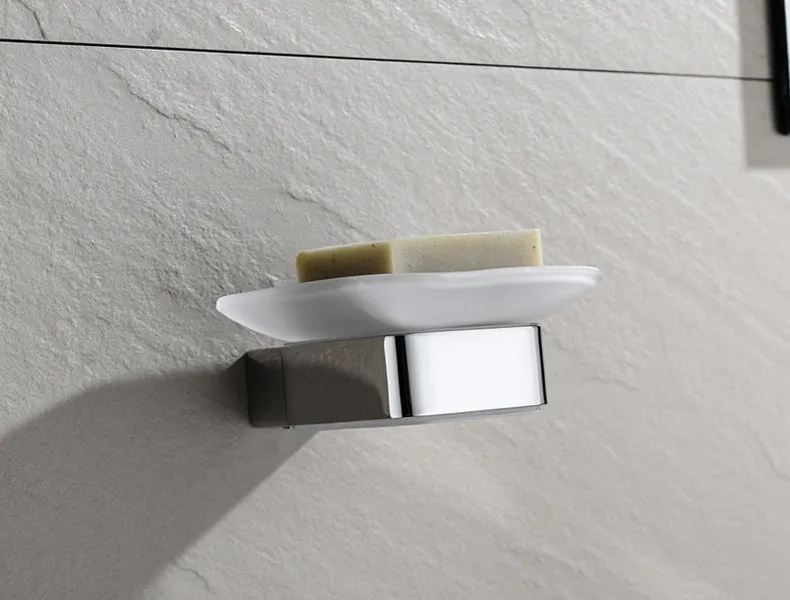 Porte savon mural carré Inox
