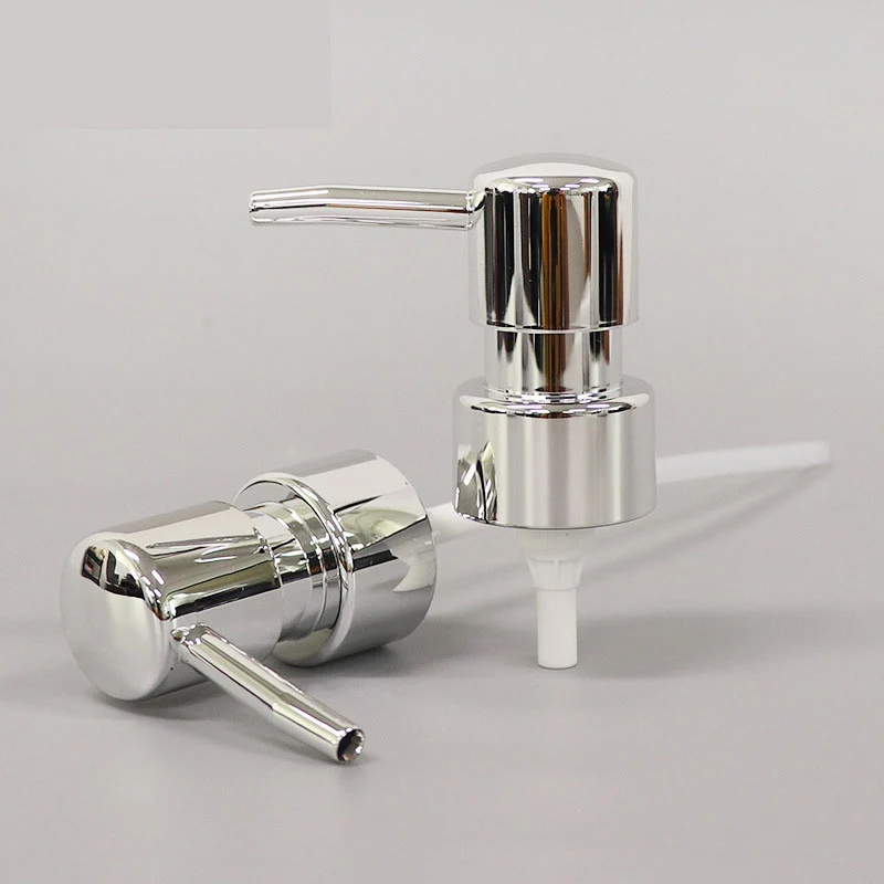Distributeur de savon liquide effet chromé