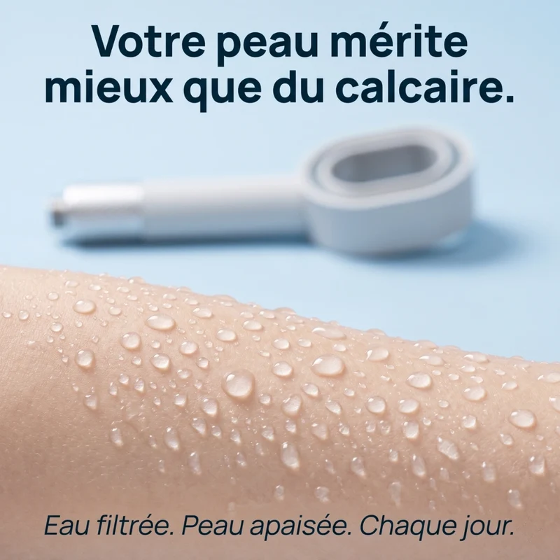 Pommeau de douche anti calcaire haut de gamme