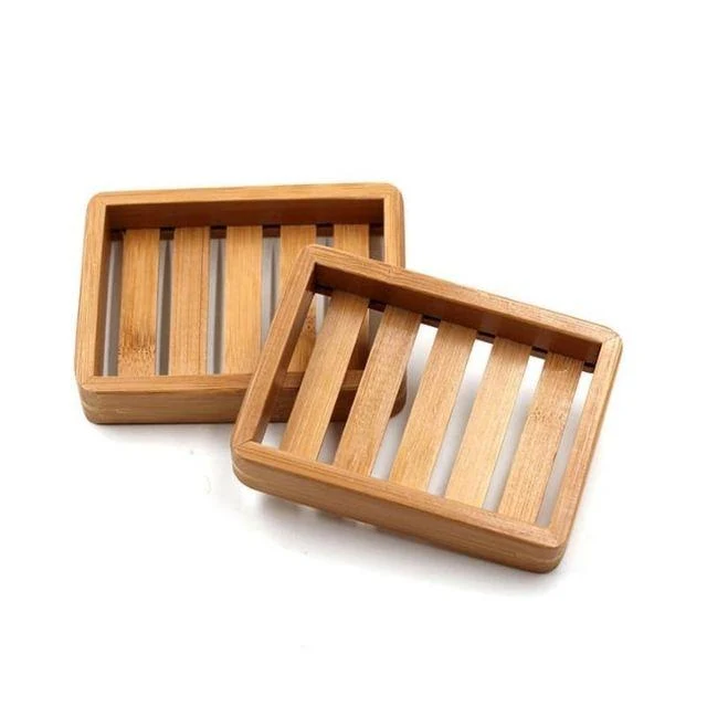 Porte savon bambou rectangulaire