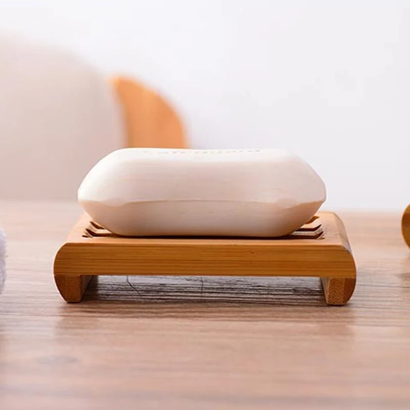 Porte savon bambou bords rehaussés