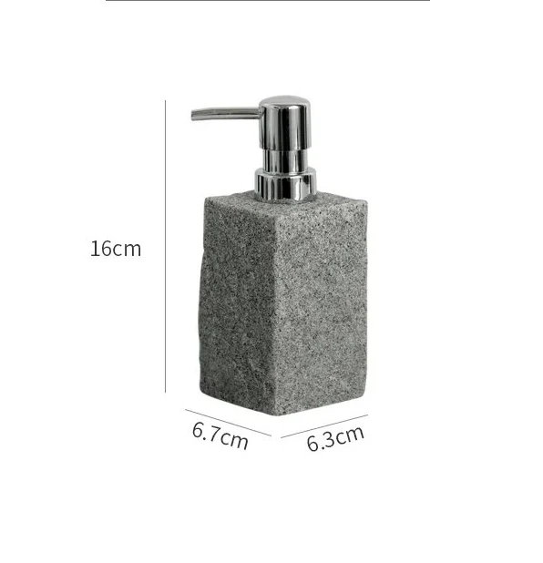 Distributeur de savon imitation pierre