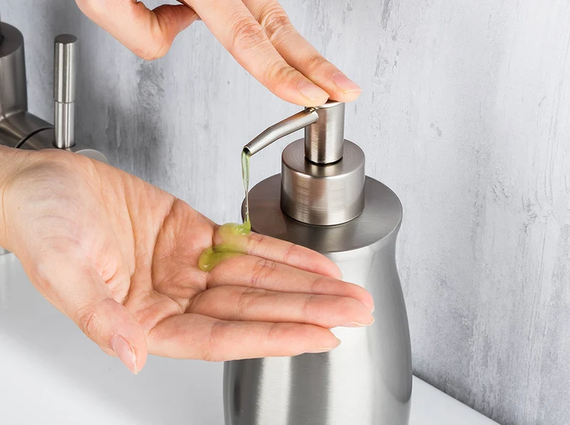 Distributeur de savon liquide inox 380 ml