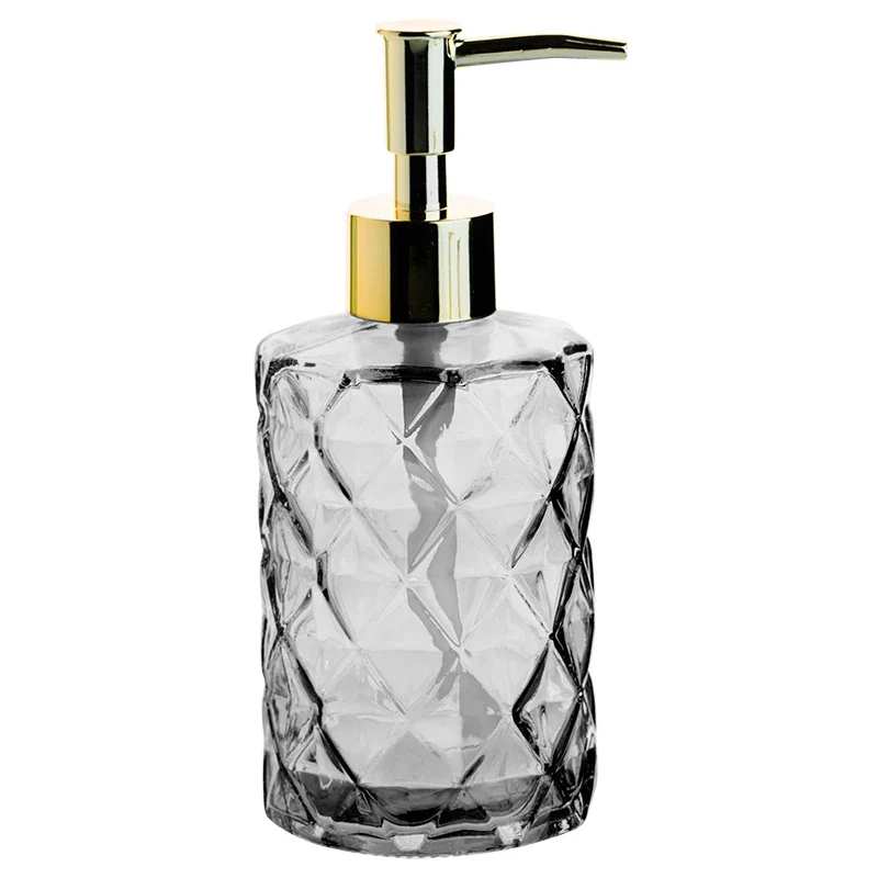 Distributeur de savon en verre transparent