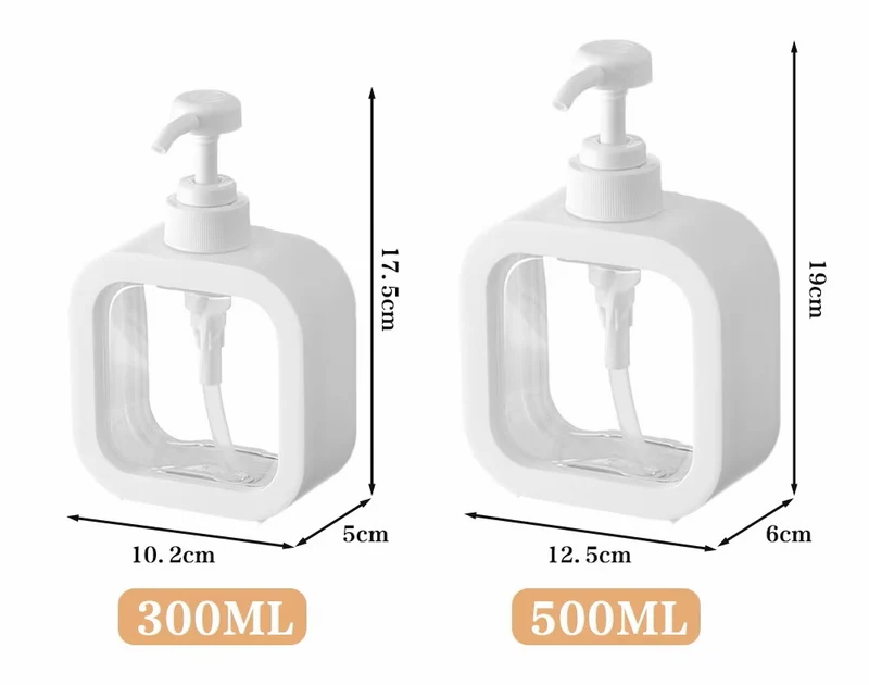 Distributeur de savon liquide design transparent