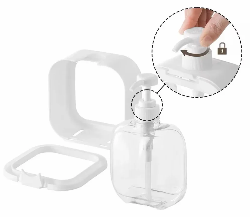 Distributeur de savon liquide design transparent