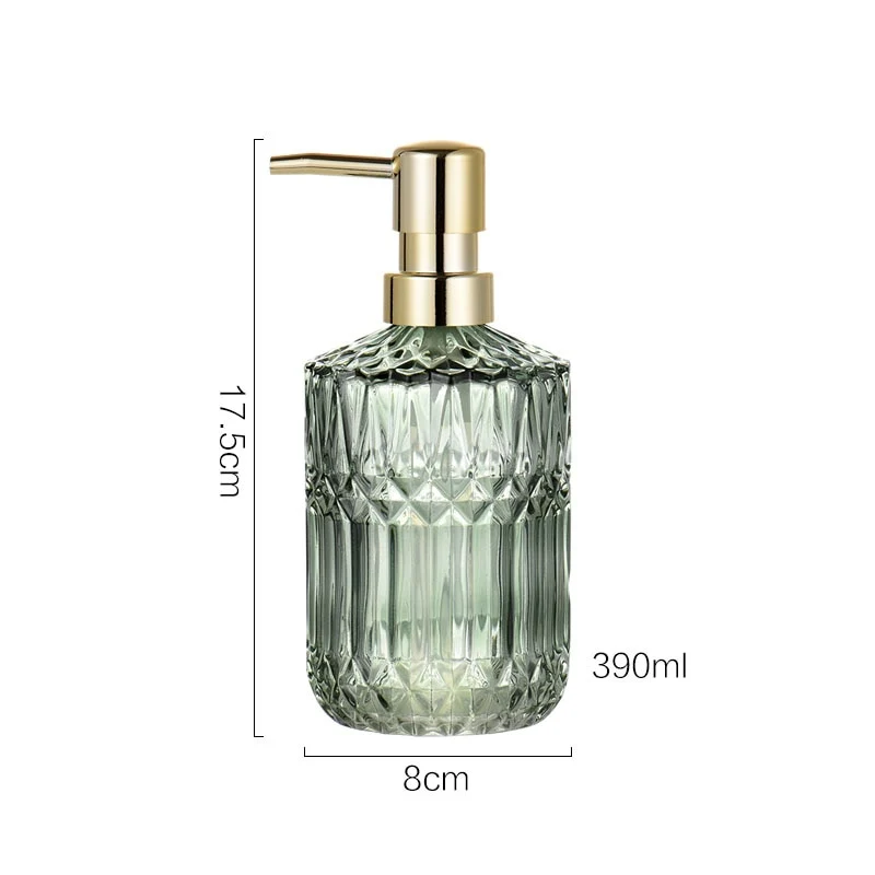 Distributeur de savon vintage en verre