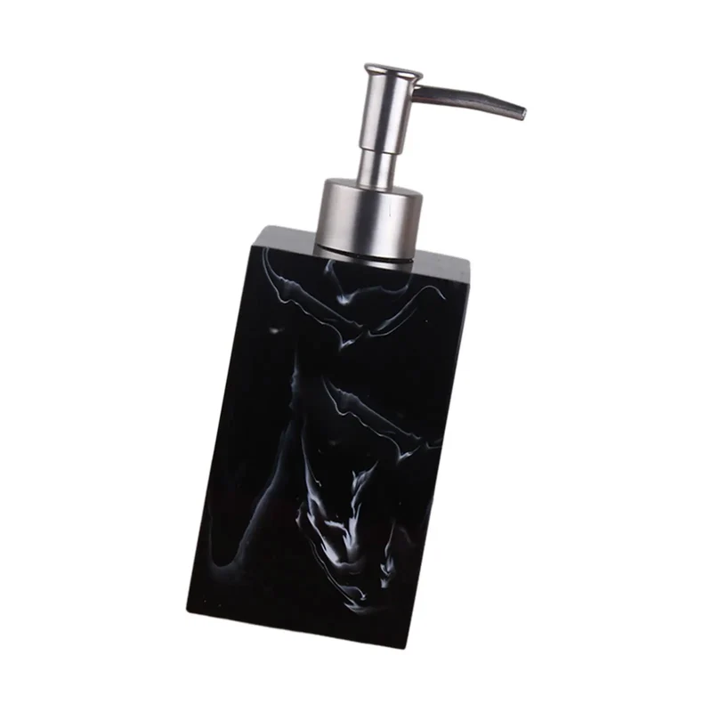 Distributeur de savon rectangle imitation marbre