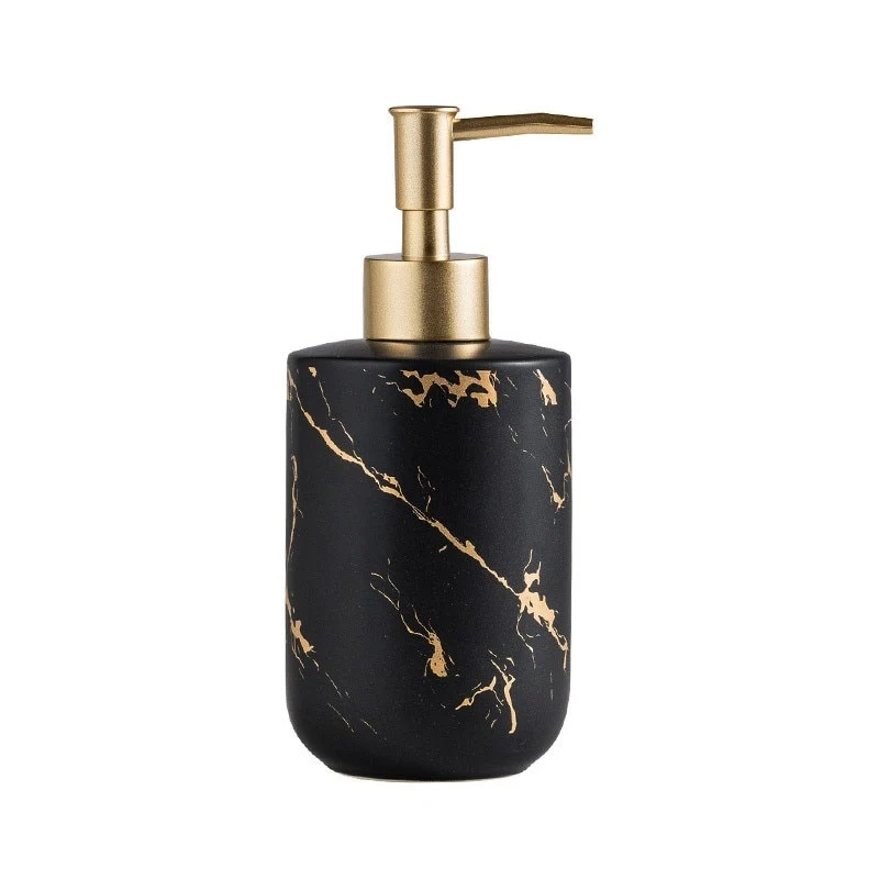Distributeur de savon design imitation marbre