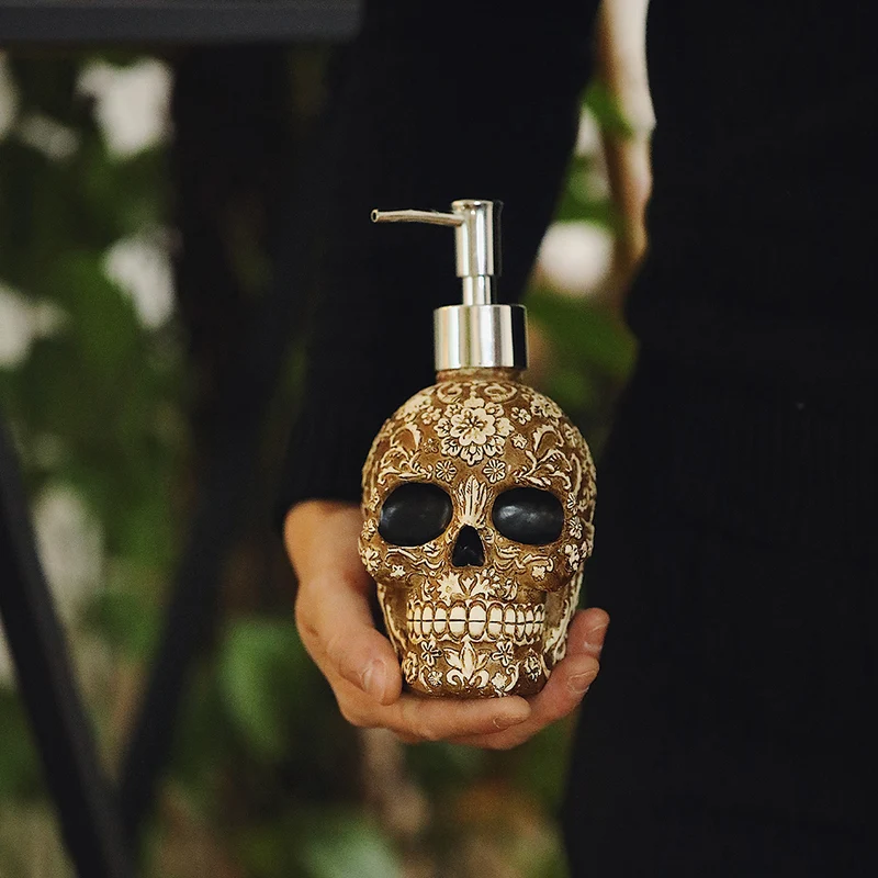 Distributeur de savon Tête de mort