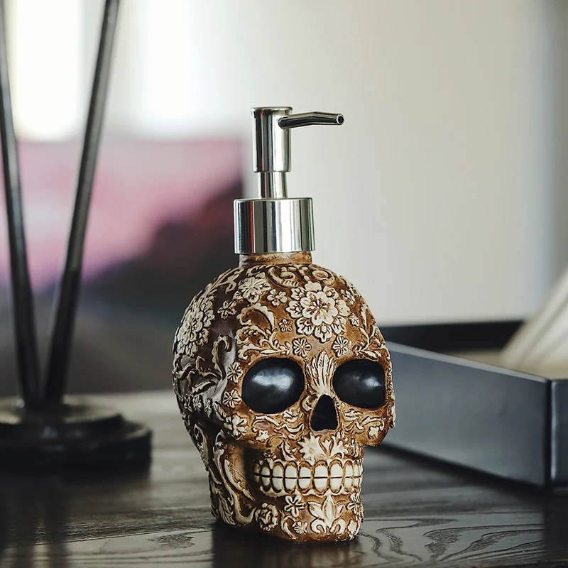 Distributeur de savon Tête de mort