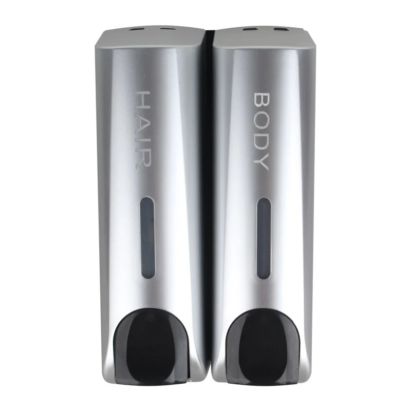 Distributeur de savon mural pour gel douche et shampoing