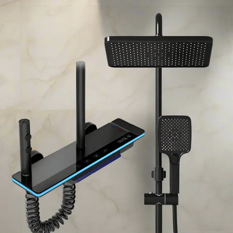 SmartSpa LED Regendouchesysteem - Luxe met Digitale Thermostaat | Ymonde