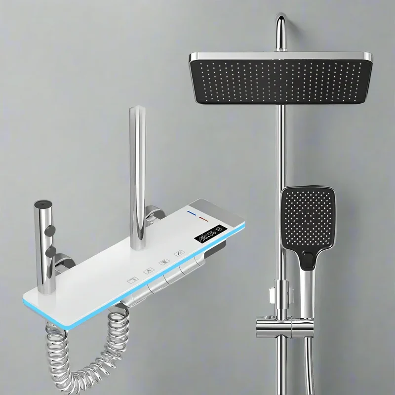 SmartSpa LED Regendouchesysteem - Luxe met Digitale Thermostaat | Ymonde