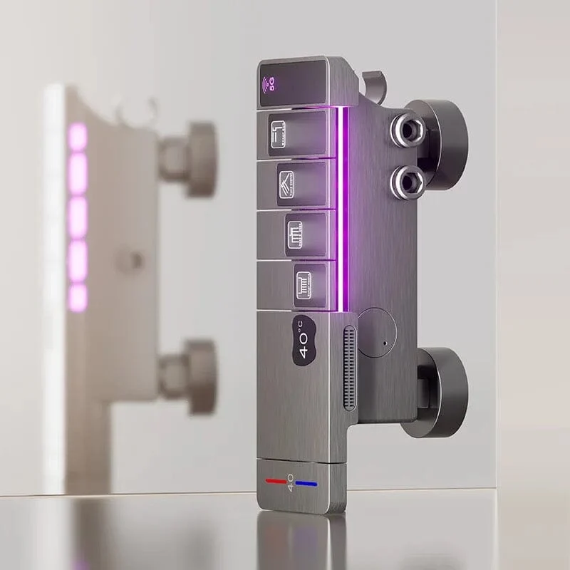 OnyxRain System - Digitale Thermostatische Regenouche met LED Display | Ymonde