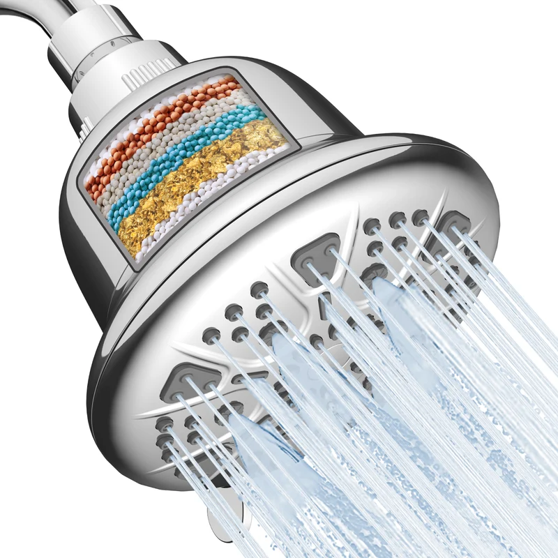 PureRain Douchekop – Waterfilter & 7 Straalstanden | Ymonde