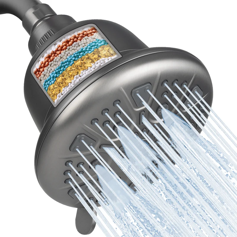 PureRain Douchekop – Waterfilter & 7 Straalstanden | Ymonde
