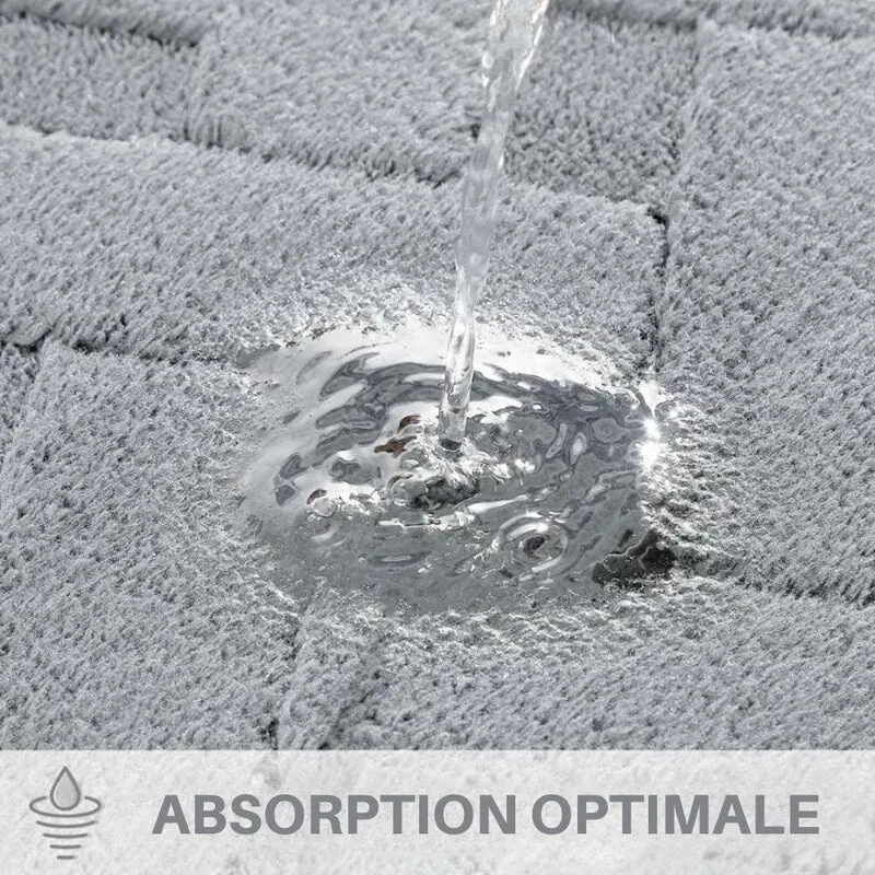 GeoLuxe Badmat – Geometrisch Design & Antislip Comfort | Ymonde