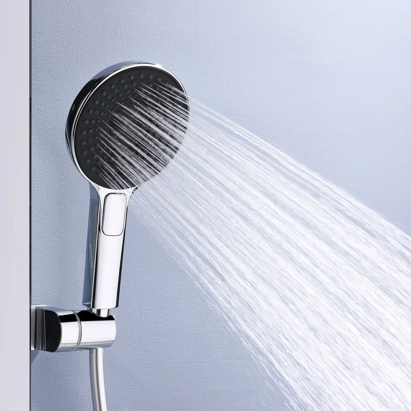 ChromeFlow Opbouw Regendouche - Thermostatische Doucheset Chroom | Ymonde