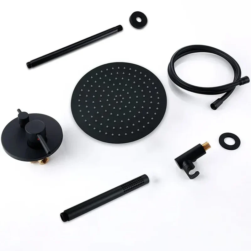 SkyRain Inbouw Regendouche - Plafondgemonteerde Thermostatische Doucheset | Ymonde