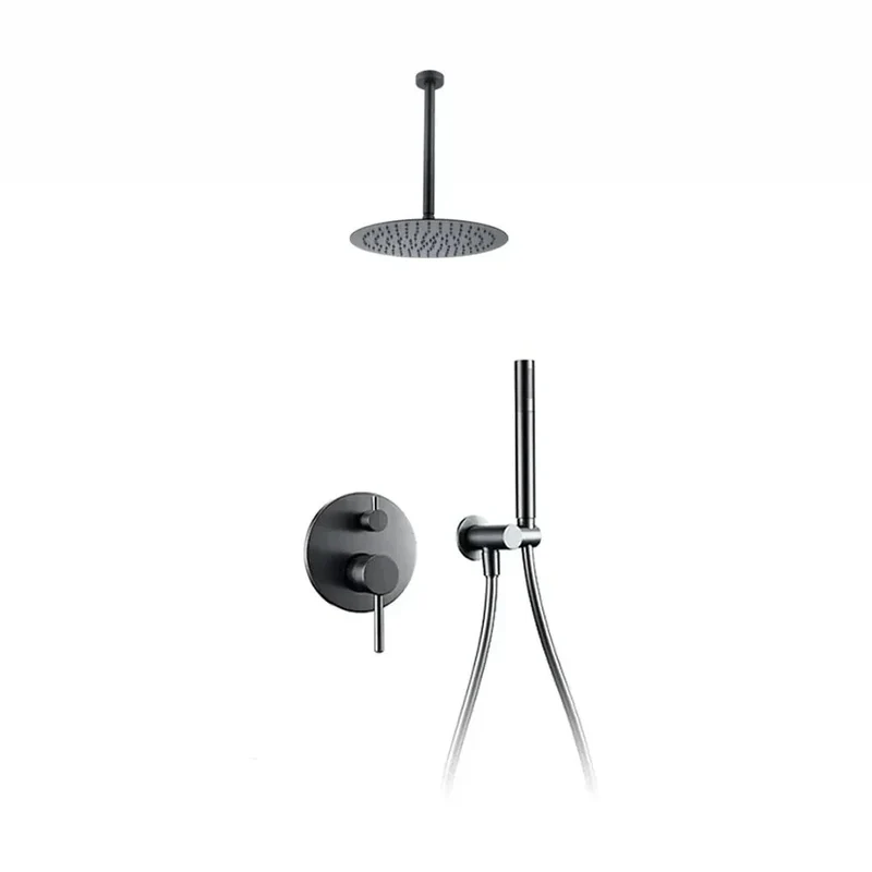 SkyRain Inbouw Regendouche - Plafondgemonteerde Thermostatische Doucheset | Ymonde