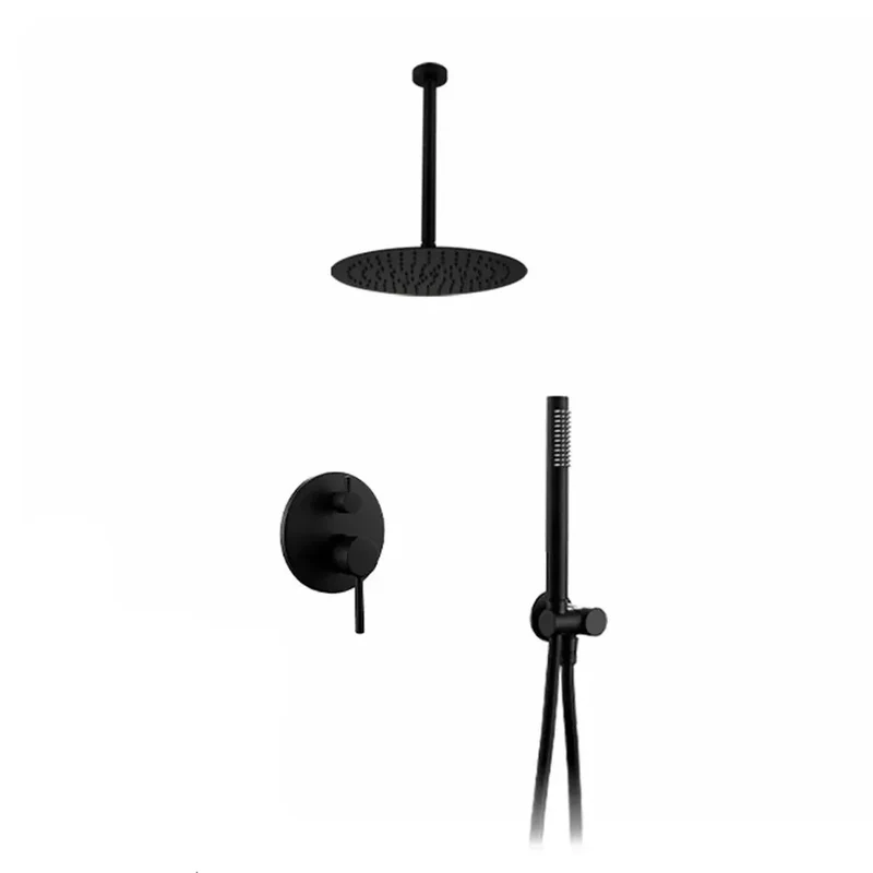 SkyRain Inbouw Regendouche - Plafondgemonteerde Thermostatische Doucheset | Ymonde