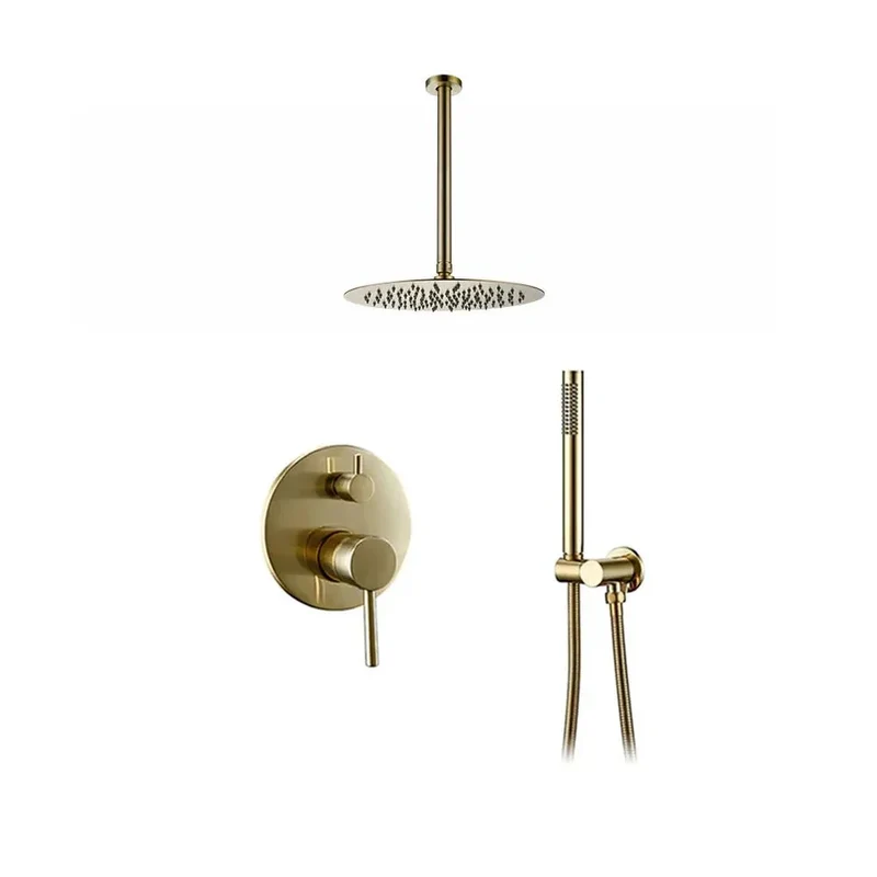 SkyRain Inbouw Regendouche - Plafondgemonteerde Thermostatische Doucheset | Ymonde