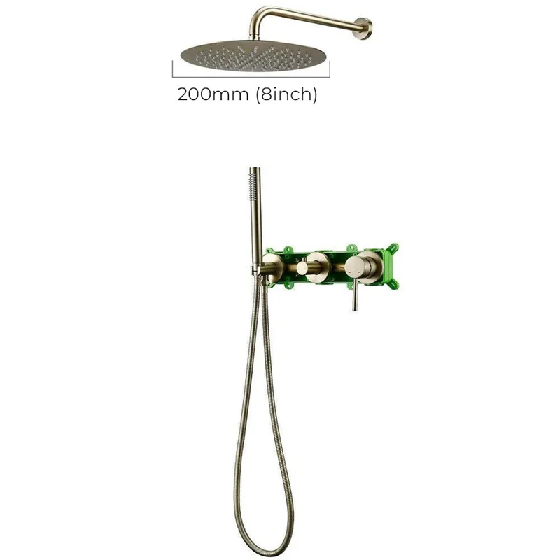 WallFlow Rain Shower Set - Thermostatische Inbouw Doucheset | Ymonde