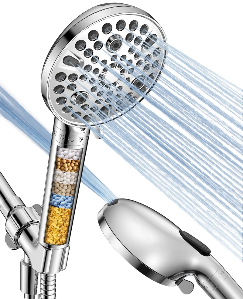 HydroPure Douchekop – 10 Standen & Mineralen Filter Handdouche | Ymonde