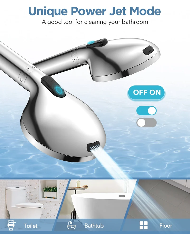 HydroPure Douchekop – 10 Standen & Mineralen Filter Handdouche | Ymonde