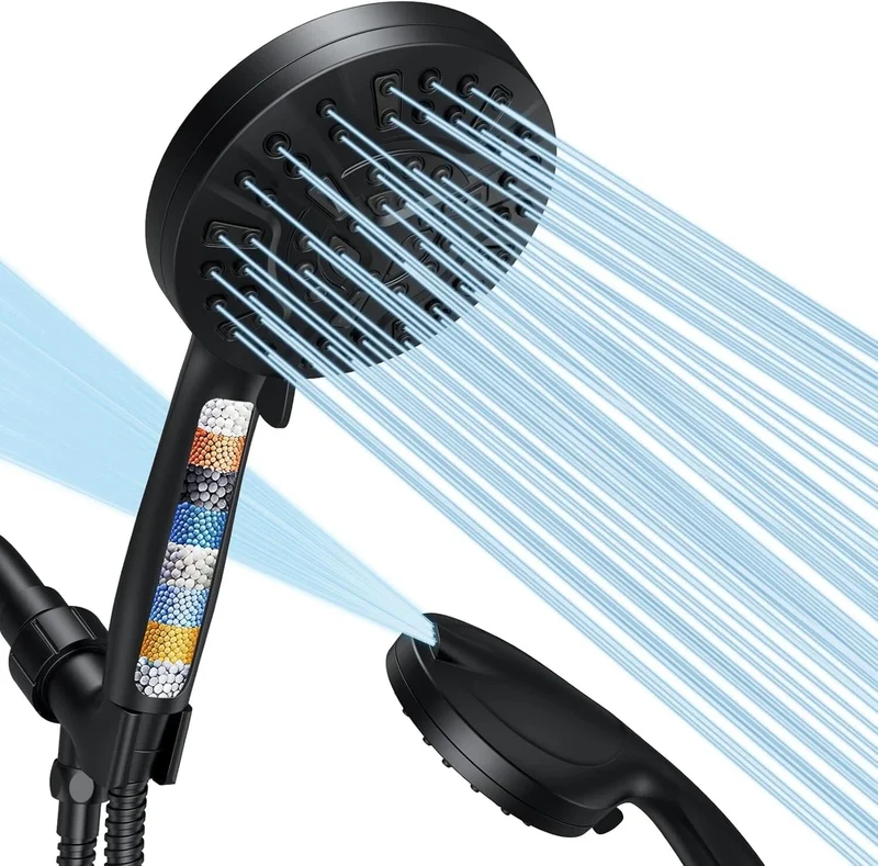 HydroPure Douchekop – 10 Standen & Mineralen Filter Handdouche | Ymonde