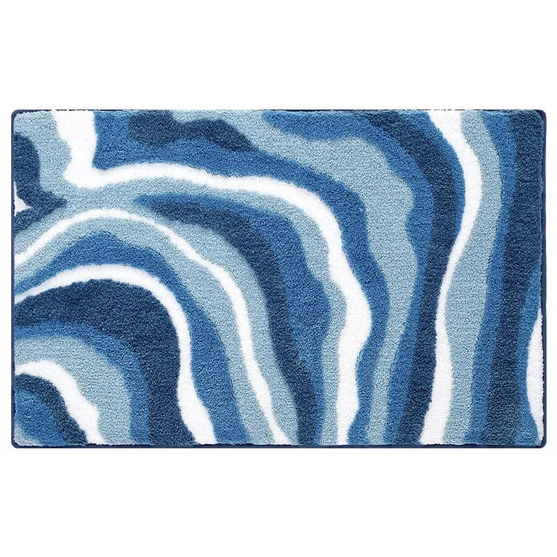 WaveFlow Badmat – Zacht Comfort & Antislip Design | Ymonde