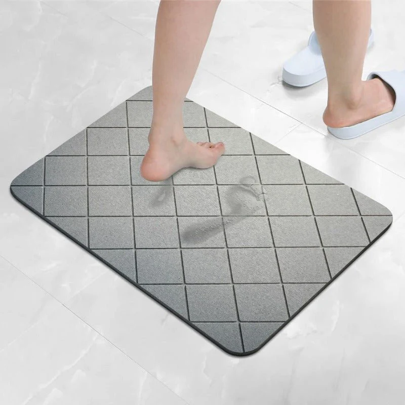 WaveSoft Badmat - Golven Patroon Antislip 50x80 CM | Ymonde