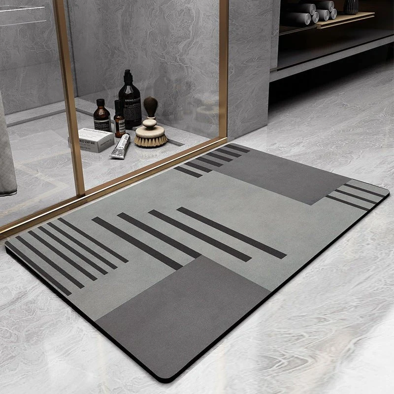 PatternSoft Badmat - Modern Patroon Antislip 50x80 CM | Ymonde