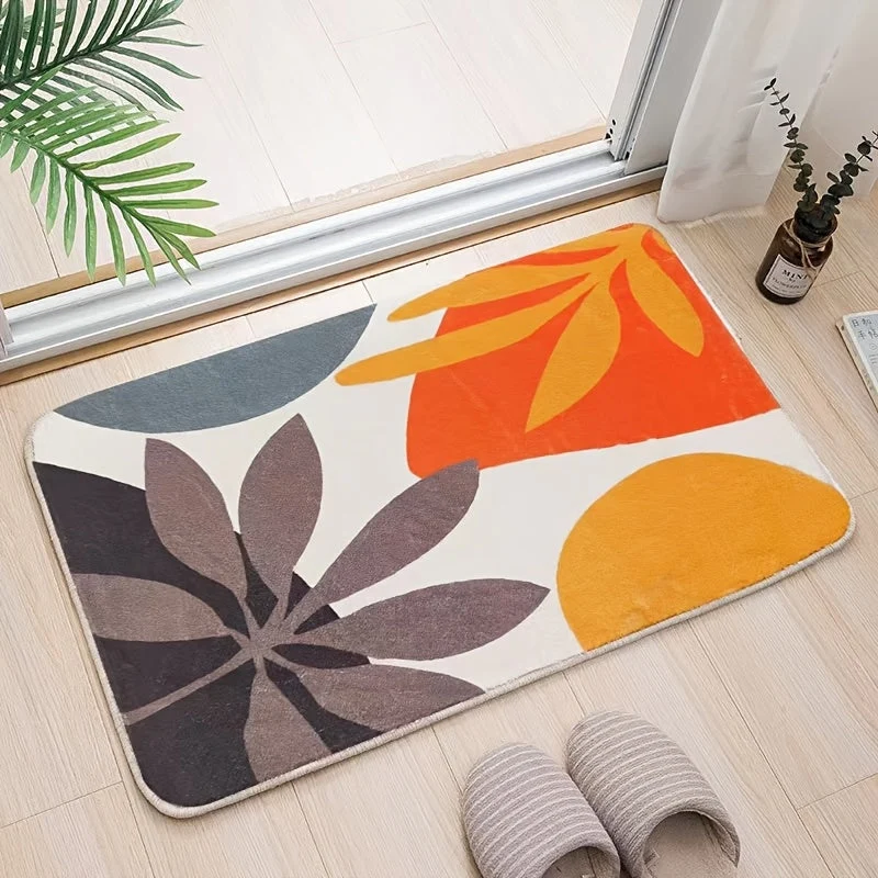 GeoSoft Badmat - Abstract Patroon Antislip | Ymonde