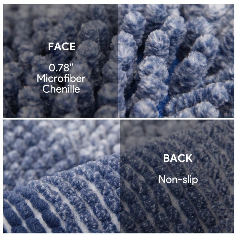 CloudStep Luxe Chenille Badmat – Ultra Zacht & Direct Droog Comfort | Ymonde
