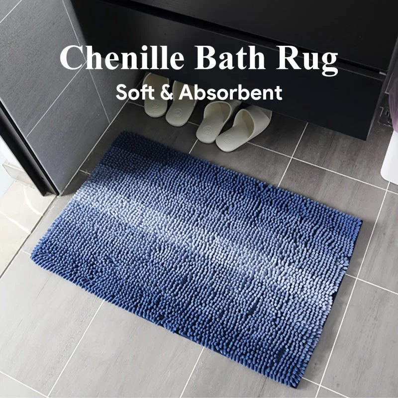 CloudStep Luxe Chenille Badmat – Ultra Zacht & Direct Droog Comfort | Ymonde
