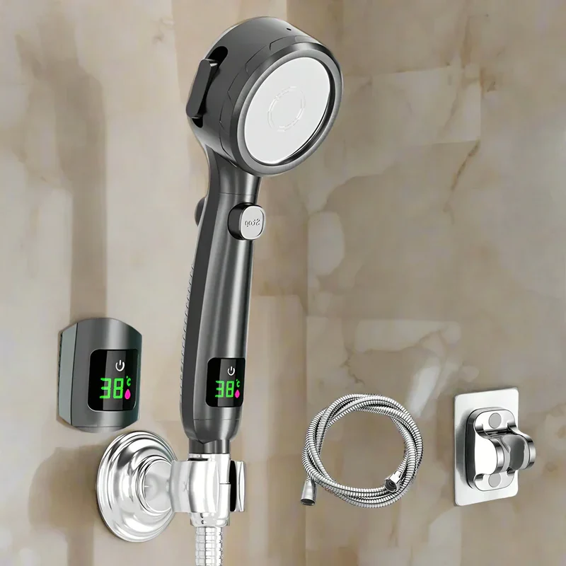 LumiFlow Douchekop - LED Hoge Druk 3 Standen | Ymonde