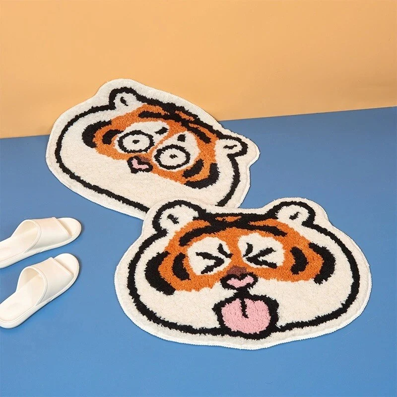 TigerSoft Badmat - Kawaii Tijger Antislip Zacht | Ymonde