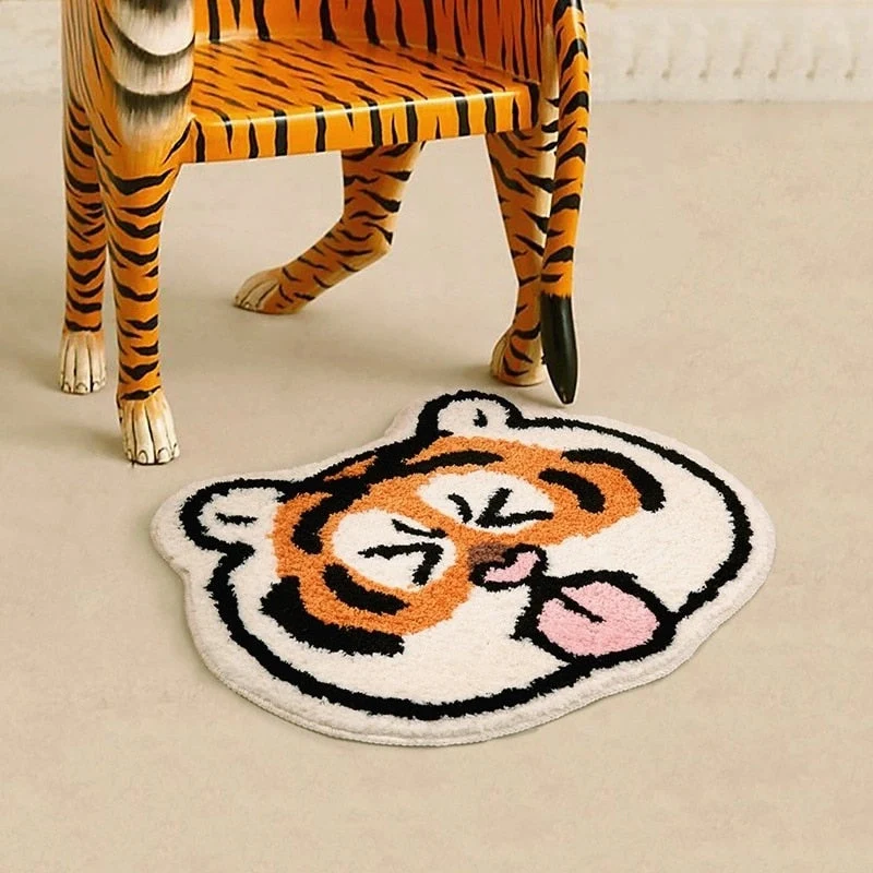 TigerSoft Badmat - Kawaii Tijger Antislip Zacht | Ymonde