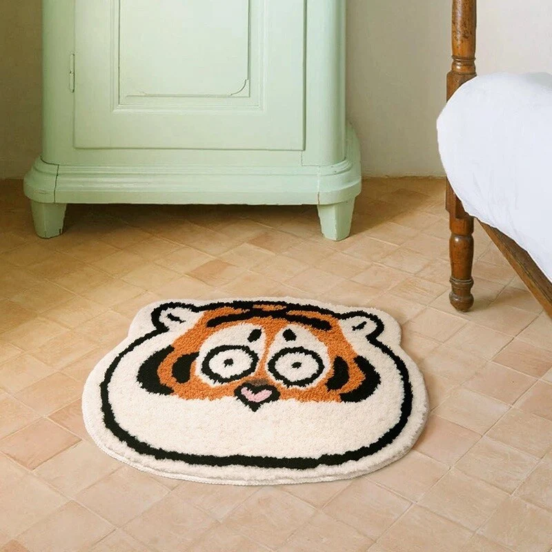 TigerSoft Badmat - Kawaii Tijger Antislip Zacht | Ymonde