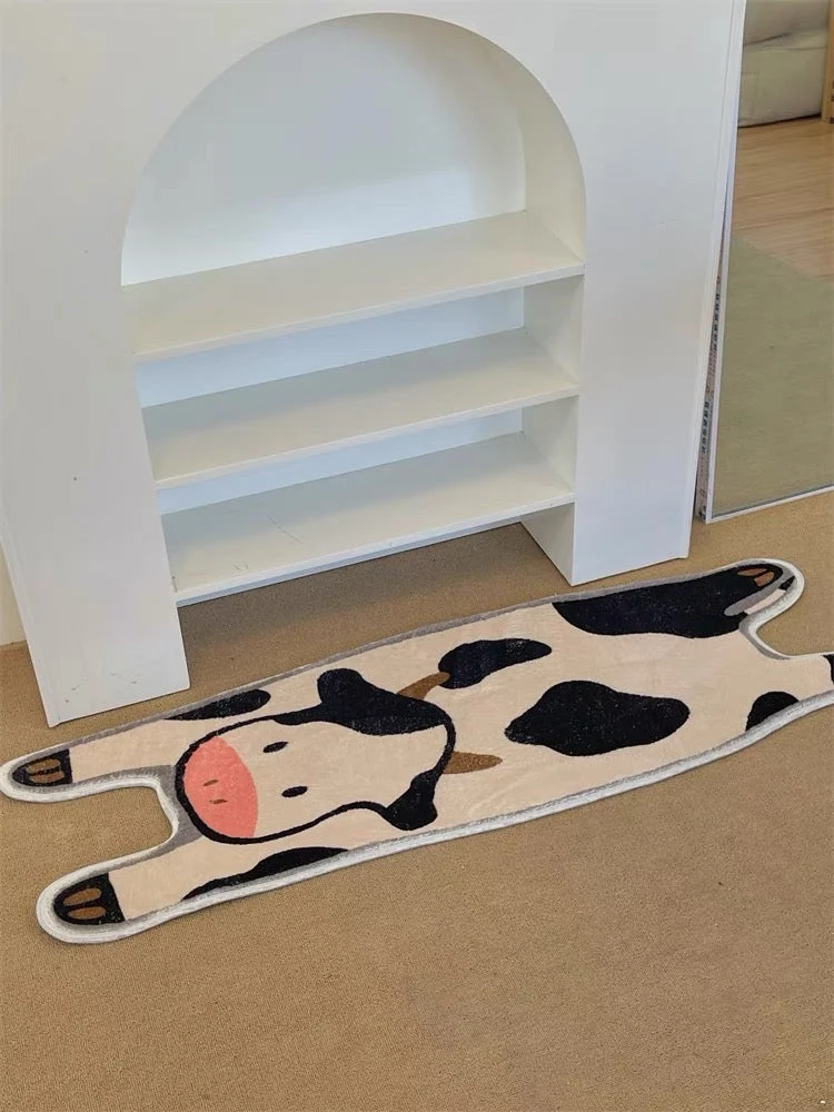 CowLuxe Badmat - Lange Koe Vorm Antislip 50x120 CM | Ymonde