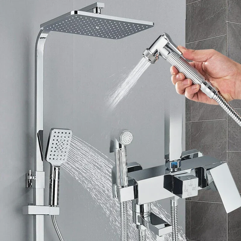 FlowLine Doucheset - Regendouche Thermostaat Sproeier | Ymonde