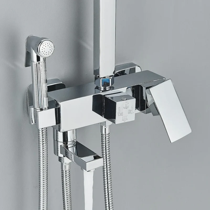 FlowLine Doucheset - Regendouche Thermostaat Sproeier | Ymonde