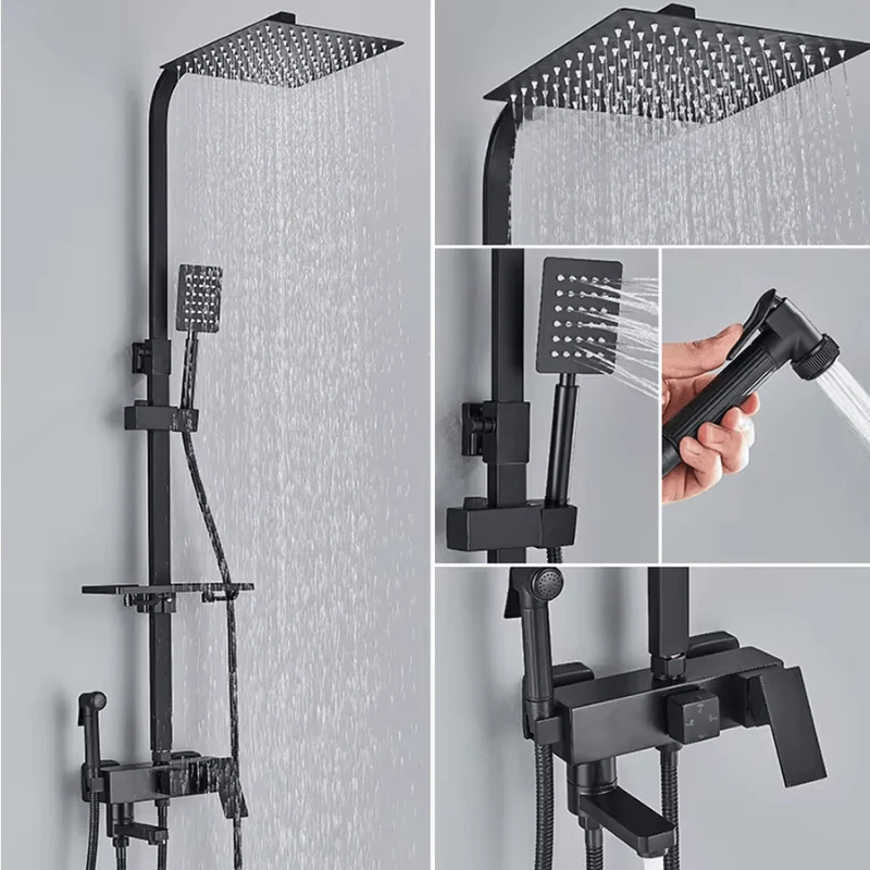 FlowLine Doucheset - Regendouche Thermostaat Sproeier | Ymonde