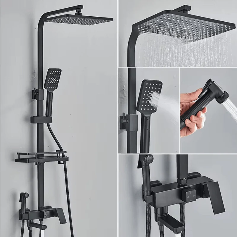FlowLine Doucheset - Regendouche Thermostaat Sproeier | Ymonde