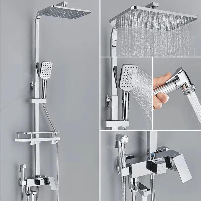 FlowLine Doucheset - Regendouche Thermostaat Sproeier | Ymonde