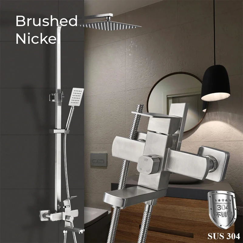 NordicRain Doucheset - Regendouche Handdouche Modern | Ymonde