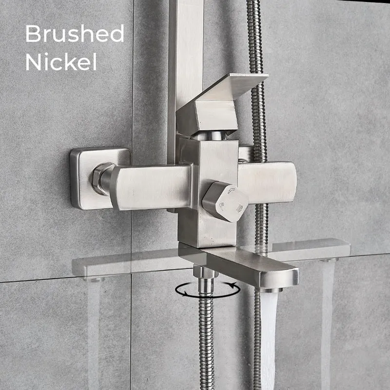 NordicRain Doucheset - Regendouche Handdouche Modern | Ymonde