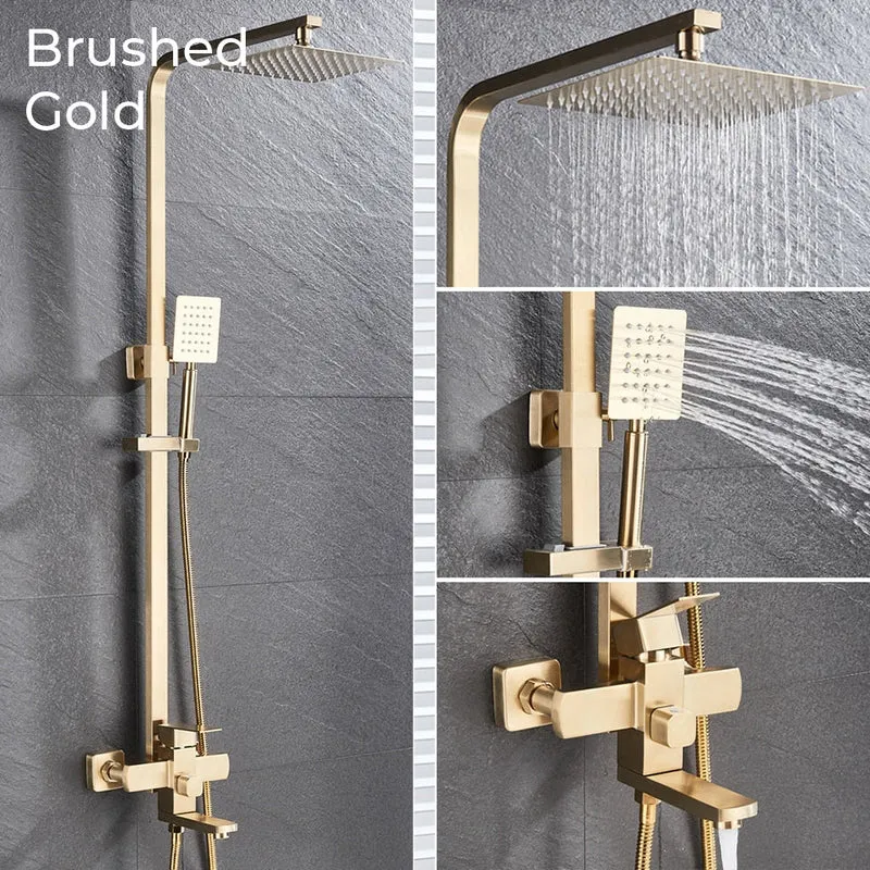 NordicRain Doucheset - Regendouche Handdouche Modern | Ymonde